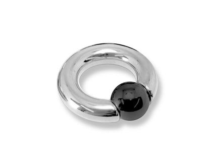 Titanium Prince Albert Jewelry Captive Bead Hoop CBR PA Ring with custom ball color Body Jewellery 1G 0G 00G 2G 4G 6G 8G