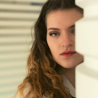 Titanium Horseshoe Barbell, Septum Ring - 16G to 00G Internally Threading Septum Jewelry - Body Piercing Nose Piercing, Helix, PA ring