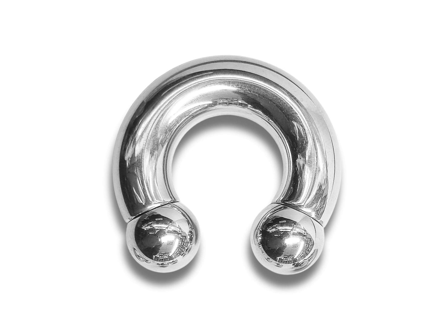 Prince Albert Piercing Jewelry Titanium Implant Captive Bead Hoop CBR Large Size PA Ring Body Jewellery 2ga to 00ga sold as a single unit