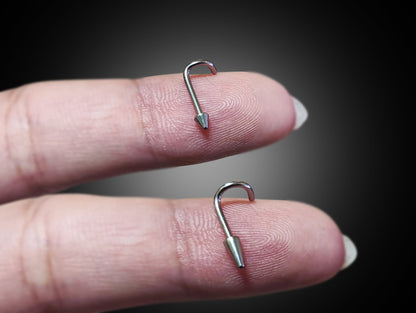 Spike Nose Studs, Nose Ring - 18g, 16g Nostril Screw Ring with Complete range of Cone and Spike sizes -Nose Piercing, Nose Jewelry, Nose Pin