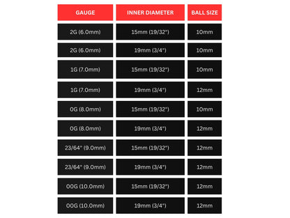 Titanium Rose Gold Prince Albert PA Rings with custom ball color Body Jewellery 2ga to 00ga sold as a single unit
