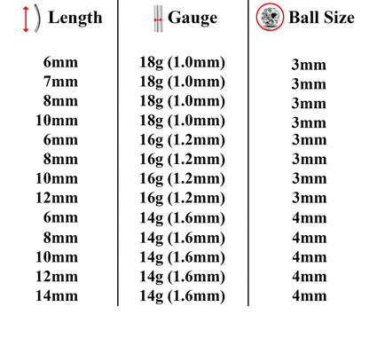 Titanium Daith Earring, Daith Piercing - Curved Barbell Piercing with Multi Crystal Ball - Piercing for Eyebrow, Ear, Belly Ring etc.