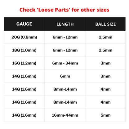 Titanium Nipple Barbell with Double Gem Ball CZ External Threaded 16g 14g Barbell Studs Body Piercing for Tongue Bar, Earring, Cartilage