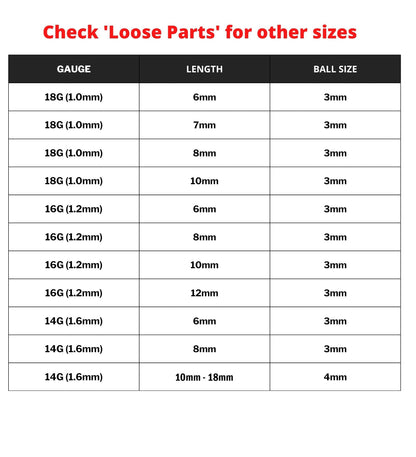 Titanium Jestrum Piercing, Lip Curved Bar Jewelry - External / Internal 18g 16g 14g Bent Barbell Body Piercing also for Rook, Daith, Eyebrow