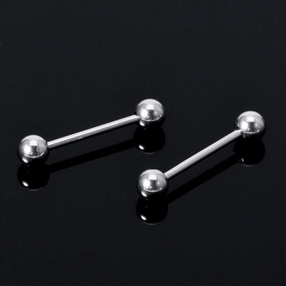 Barbell Piercing - Industrial - Barbell Stud – 18g, 16g, 14g – Piercing for Tongue, Nipple Piercing, Ear, Tragus, Helix –  6mm to 44mm