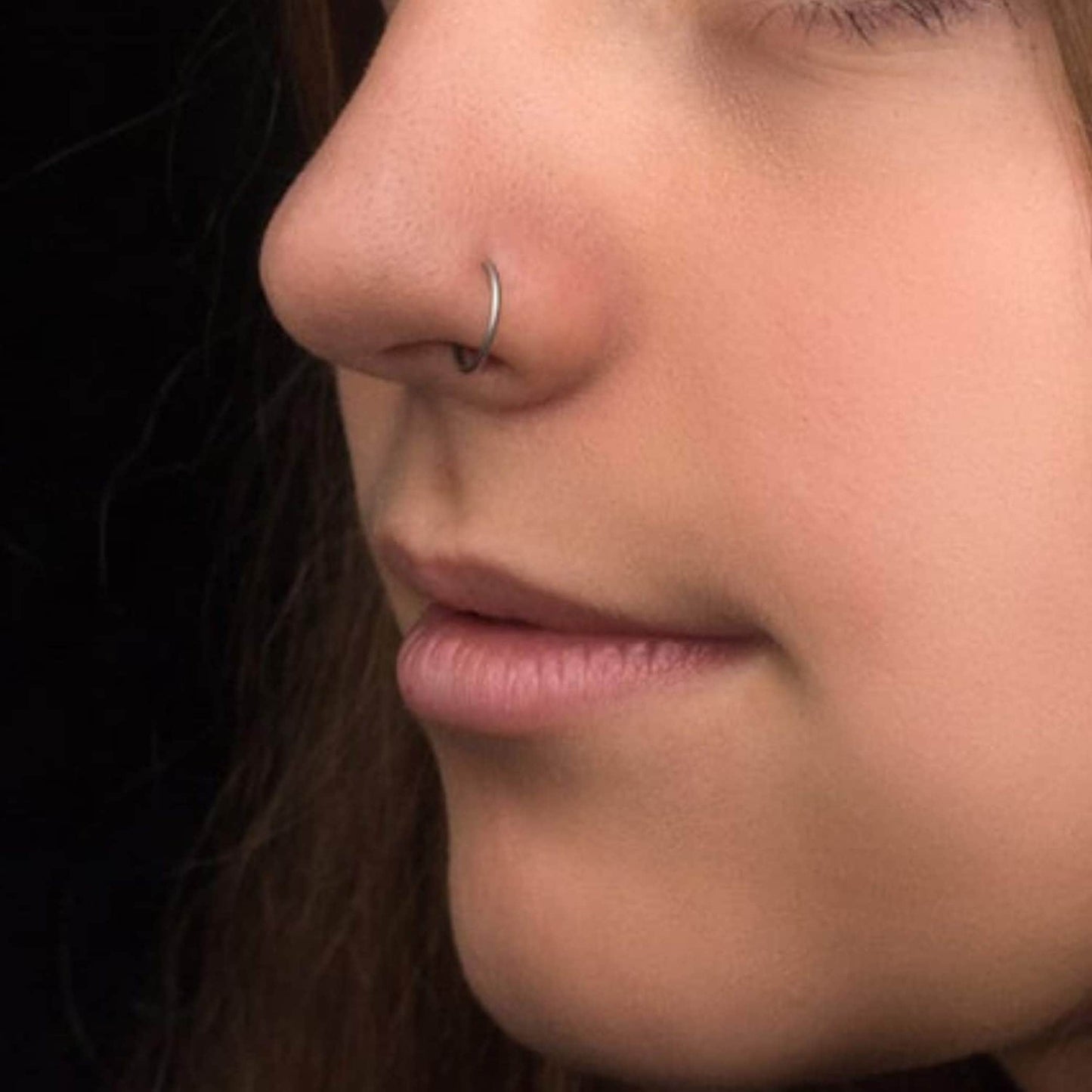Nose Ring Hoop, Huggie Earrings , Hoop Earrings - Nose Piercing 20g, 18g - Small Hoop Piercing for Nose and Ear, Helix, Cartilage, Tragus.