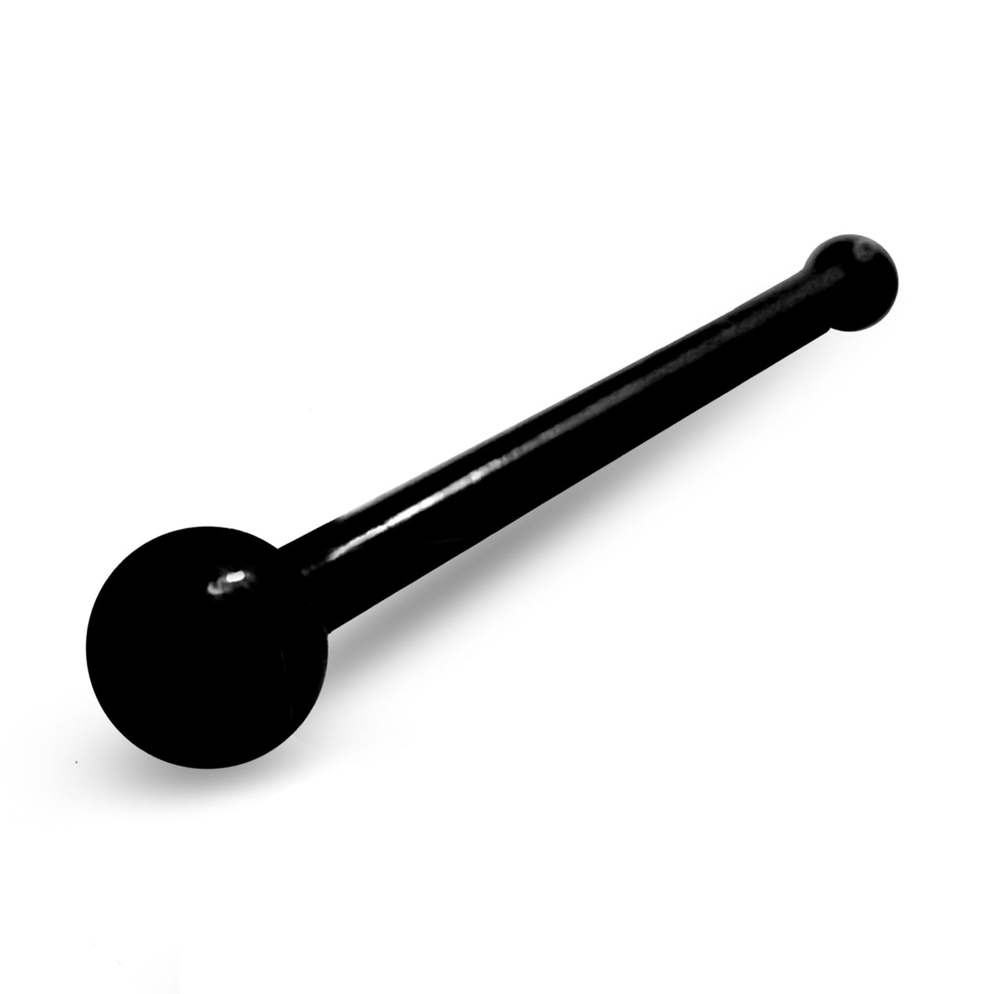 Titanium Nose Pin, Nose Studs - Nose Bone Stud Round - Nose Piercing Size 20G (0.8mm) - Available in Black, Gold, Silver, Rose Gold Colour