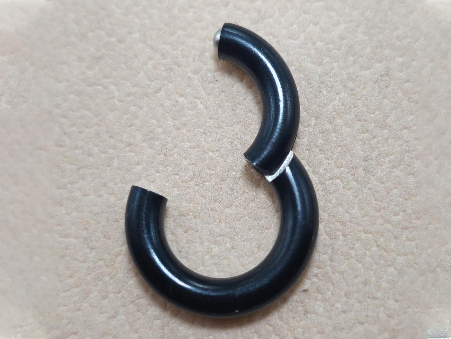 Titanium Prince Albert Piercing Segment Ring 12G 10G 8G 6G 4G 2G 1G 0G 00G Body Jewellery for Male Genitals, Nose Hoop - 1pc each order