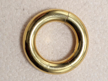 Titanium Prince Albert Piercing Segment Ring 12G 10G 8G 6G 4G 2G 1G 0G 00G Body Jewellery for Male Genitals, Nose Hoop - 1pc each order