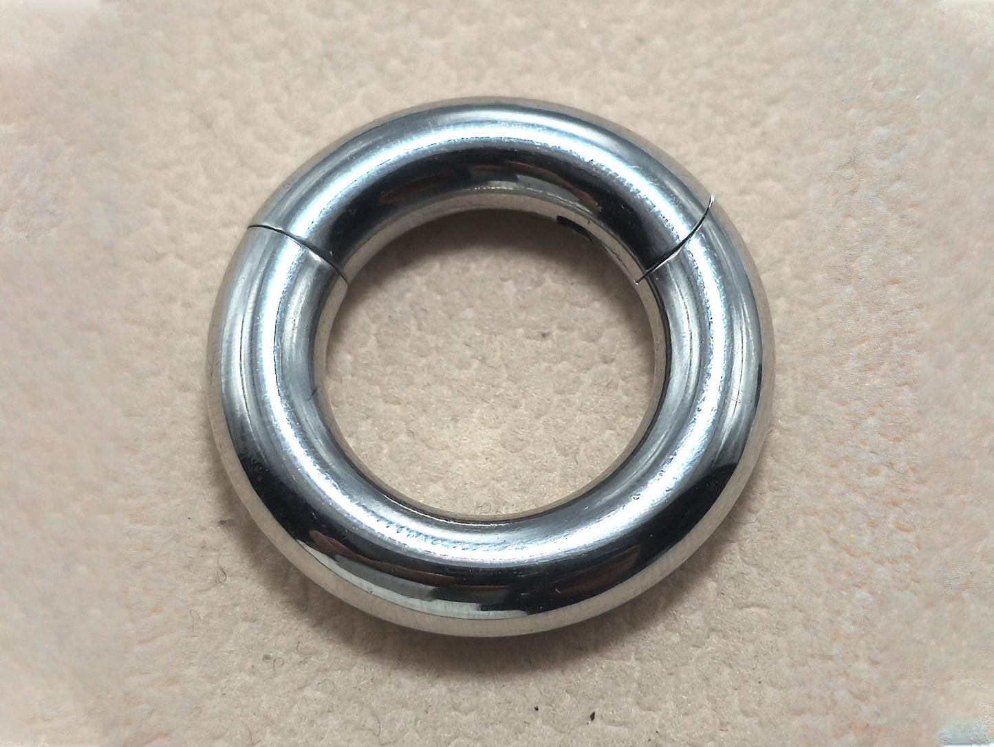 Titanium Prince Albert Piercing Segment Ring 12G 10G 8G 6G 4G 2G 1G 0G 00G Body Jewellery for Male Genitals, Nose Hoop - 1pc each order