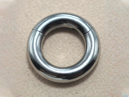 Titanium Prince Albert Piercing Segment Ring 12G 10G 8G 6G 4G 2G 1G 0G 00G Body Jewellery for Male Genitals, Nose Hoop - 1pc each order