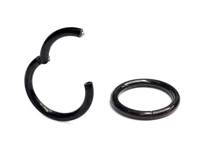 Tragus Hoops Clicker Hinged Segment Ring 20g 18g 16g 14g Body Piercing Jewellery - Nose, Ear Piercings