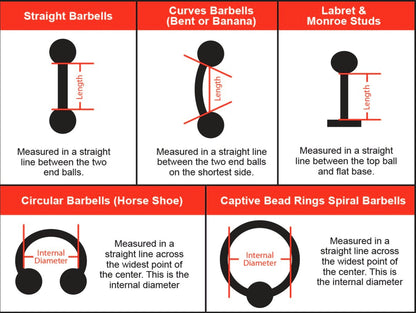 14K White Gold 16G Curved Barbell Piercing - 14K Gold Body Piercing for Eyebrow, Lip piercing, Rook Jewelry, Cartilage Bar