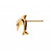 18K Gold Pin Dolphin Design - Finest Quality in Gold Nose Jewelry