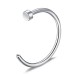 Titanium Nose Hoop, Nose Ring - C-Type ‐ Quality Tested By Sheffield Assay England