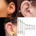 Cone / Spike Barbell Industrial Piercing ‐ 16g (1.2mm) ‐ Quality tested by Sheffield Assay Office England