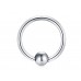Captive Bead Ring, Ball Closure Ring – Available in many Colours – Quality tested by Sheffield Assay Office England