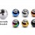 Body Jewelry Replacement Balls, Gem Ball - (5pcs) Piercing kit Loose parts for Barbells, Horseshoe Piercing, Labrets, Septum and more.
