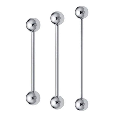 Industrial Barbell ‐ Surgical Steel 316L ‐ Quality tested by Sheffield Assay Office England