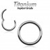 Titanium Implant Grade SEGMENT HINGED RINGS ‐ Quality tested by Sheffield Assay Office England