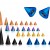 Coloured Spike / Cone Body Jewellery Replacement Loose Parts