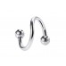 Spiral Barbell, Eyebrow Piercing - Conch Earrings 16g, 14g Body Jewellery ‐ Available in many Colours ‐ Quality tested by Sheffield Assay Office England